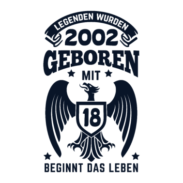 Motiv 18 Geburtstag Geschenk Adler