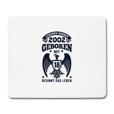 Geschenk zum 18 Mousepad - 18 Geburtstag Geschenk Adler