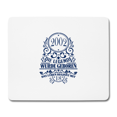 Geschenk zum 18 Mousepad - 18 Geburtstag Vintage Legende