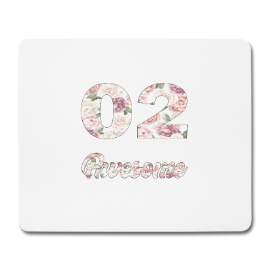 Geschenk zum 18 Mousepad - Blume Made In 2002 Geschenk 18. Geburtstag Geschenk 18 ja