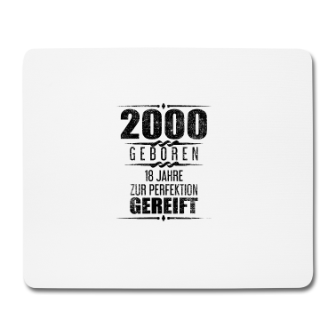 Geschenk zum 18 Mousepad - T-Shirt zum 18. Geburtstag Geschenk für Männer