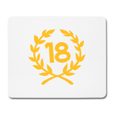 Geschenk zum 18 Mousepad - 18