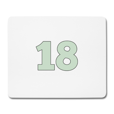 Geschenk zum 18 Mousepad - 18