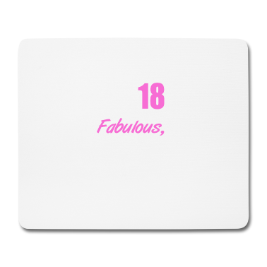 Geschenk zum 18 Mousepad - 18. Geburtstag Ich mache 18 fabelhaft aus dem Jahr 2001