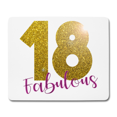 Geschenk zum 18 Mousepad - 18. Geburtstag - Sweet 18