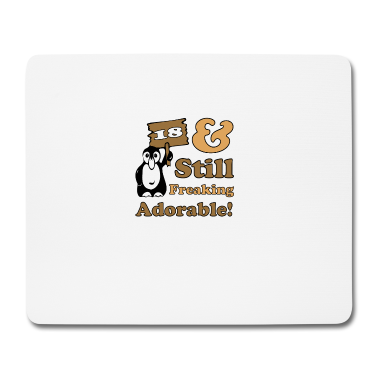 Geschenk zum 18 Mousepad - 18. Geburtstag 18 Und immer noch verblüffend bezaubernd 2001