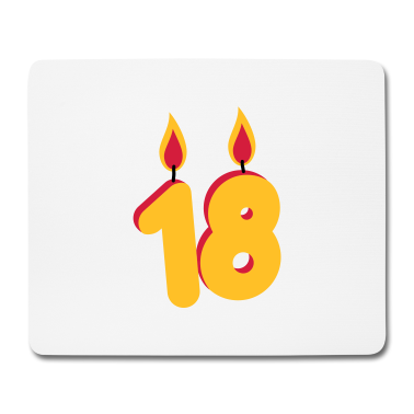 Geschenk zum 18 Mousepad - 18