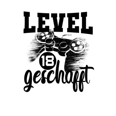 Motiv 18 Geburtstag Gamer Level 18