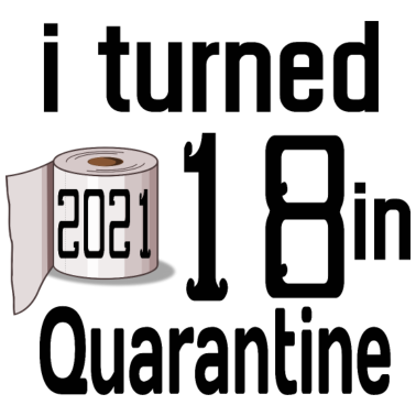 Motiv Ich drehte 18 in der Quarantäne 2021.