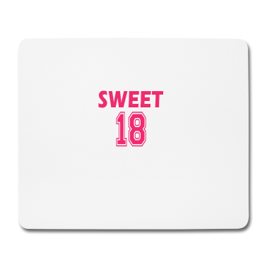 Geschenk zum 18 Mousepad - 18. Geburtstag Sweet 18 Geboren 2001