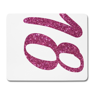 Geschenk zum 18 Mousepad - 18 Jahre Geburtstag Glitzer Effekt