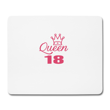 Geschenk zum 18 Mousepad - 18. Geburtstag Königin 18 Jahre alt