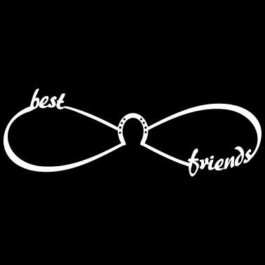 Motiv best friends Pferde Infinity - beste Freunde BFF