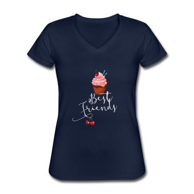 Beste Freunde Geschenke T-Shirt - sweet cupcake süßer beste Freunde freundschaft