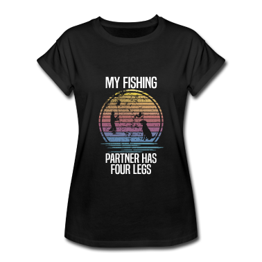 Beste Freunde Geschenke T-Shirt - Fischen Hund Natur Freunde Angeln Geschenk