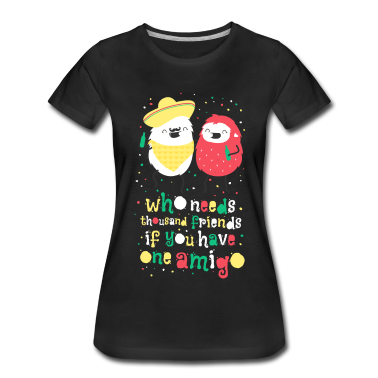 Beste Freunde Geschenke T-Shirt - Amigos - beste Freunde