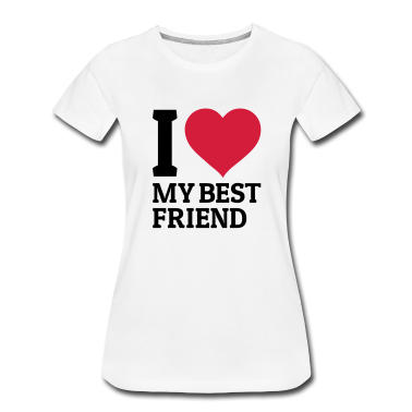 Beste Freunde Geschenke T-Shirt - I love my best friend