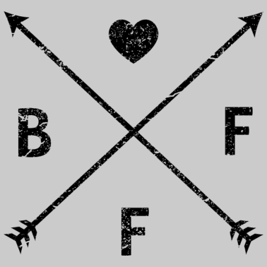 Motiv BFF best friends forever, beste Freunde für immer