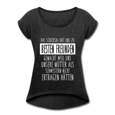 Beste Freunde Geschenke T-Shirt - Das Schicksal hat uns zu besten Freunden gemacht