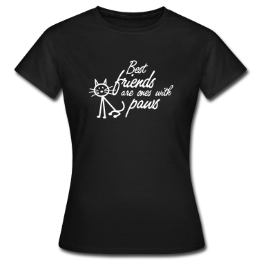 Beste Freunde Geschenke T-Shirt - Die Katze als bester Freund