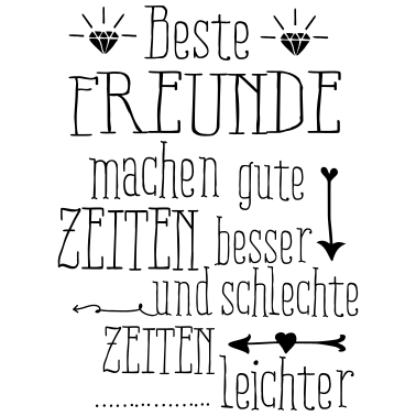 Motiv Beste Freunde