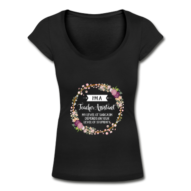Beste Freunde Geschenke T-Shirt - Ich bin ein Lehrer Assistent Mein Niveau des Sarkasmus