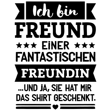 Motiv Freund und super Freundin