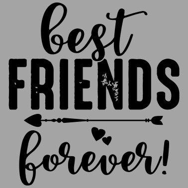 Motiv Beste Freunde für immer linke Seite-Geschenk-Love