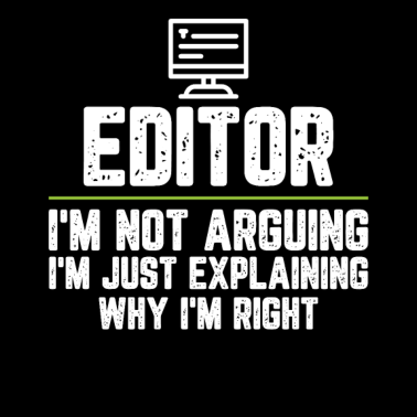 Motiv Editor Ich streite nicht Ich erkläre nur warum