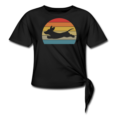 Beste Freunde Geschenke T-Shirt - Retro Dachshund Hundeliebe Hundegeschenk