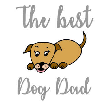 Motiv Best dog dad / Hund / Haustier / Tiere / Sprüche