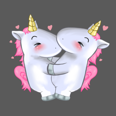 Motiv Beste Freunde EInhörner