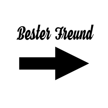 Motiv Bester Freund+Pfeil
