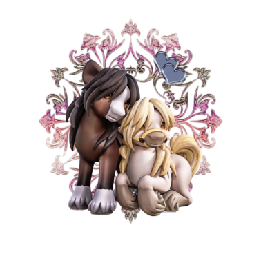 Motiv Pferde Freunde