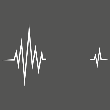 Motiv Dein Text Puls, Frequenz, Herzfrequenz, I love you