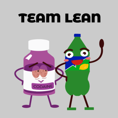 Motiv Team Sprite und Codaine Lean Paar Lustig Freunde