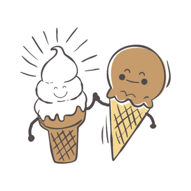 Motiv Beste Freunde - Eis