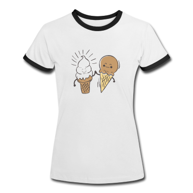 Beste Freunde Geschenke T-Shirt - Beste Freunde - Eis