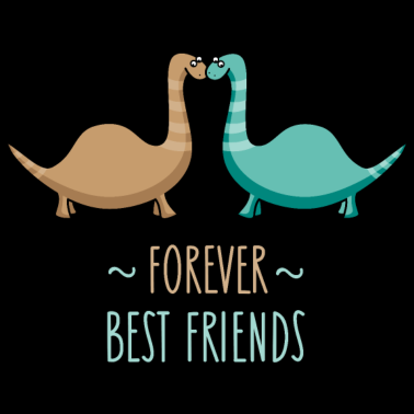 Motiv Beste Freunde Dinos