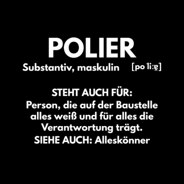 Motiv Definition Polier Lautschrift Alleskönner Geschenk