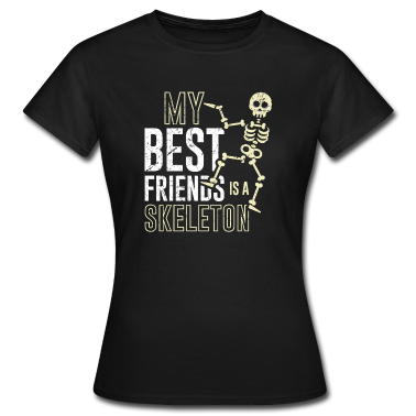 Beste Freunde Geschenke T-Shirt - Mein Bester Freund Ist Ein Skelett