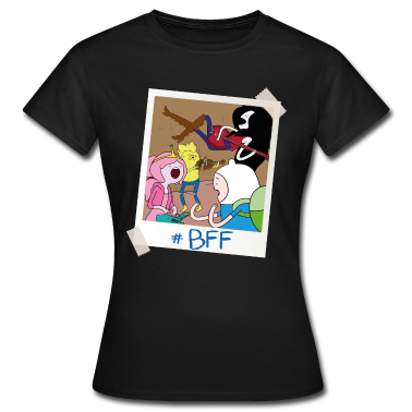 Beste Freunde Geschenke T-Shirt - Adventure Time Mit Finn Und Jake Foto BFF
