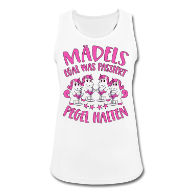 Beste Freunde Geschenke Tank Top - Mädels Pegel Halten Mallorca Sprüche Einhorn Party
