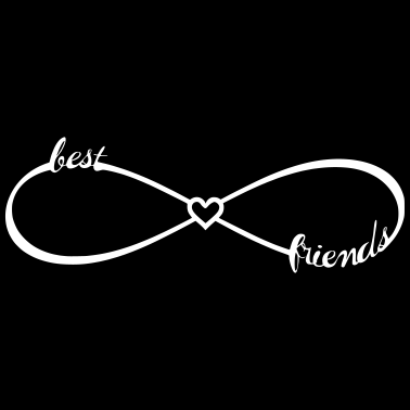 Motiv Für beste Freunde Freundinnen / Unendlichkeit