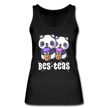Beste Freunde Geschenke Tank Top - Boba Shirt Frauen Mädchen Bes Tees Kawaii Panda