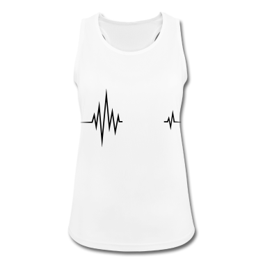 Beste Freunde Geschenke Tank Top - Dein Text Puls, Frequenz, Herzfrequenz, I love you