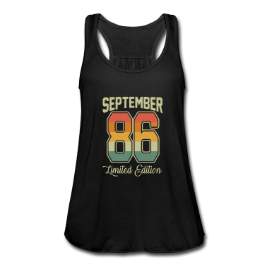 Beste Freunde Geschenke Tank Top - Vintage 35. Geburtstags September 1986 Sportler