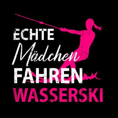 Motiv Wasserskier Wasserski Wasserskifahrer Damen