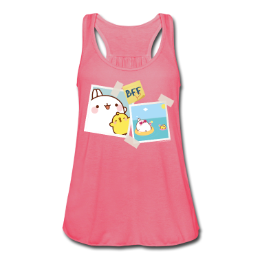 Beste Freunde Geschenke Tank Top - Molang Piu Piu BFF Beste Freunde