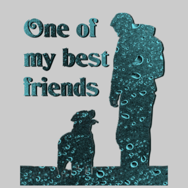 Motiv Mein Hund (einer meiner besten Freunde)